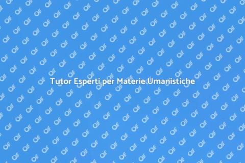 Ripetizioni Materie Umanistiche di Qualità