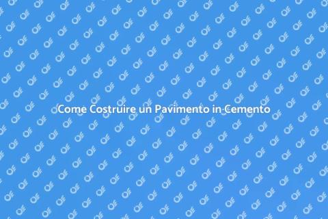Pavimento in Cemento: Guida Completa