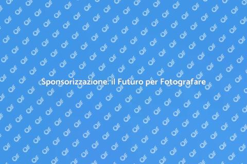 Sponsorizzazione per Fotografi Sportivi