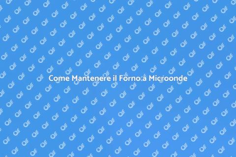 Manutenzione Forno a Microonde Grill