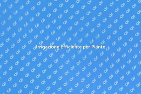 Sistema di Irrigazione per Giardini