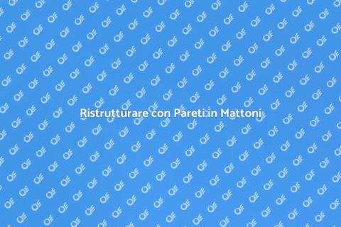 Piastrellare Parete in Mattoni