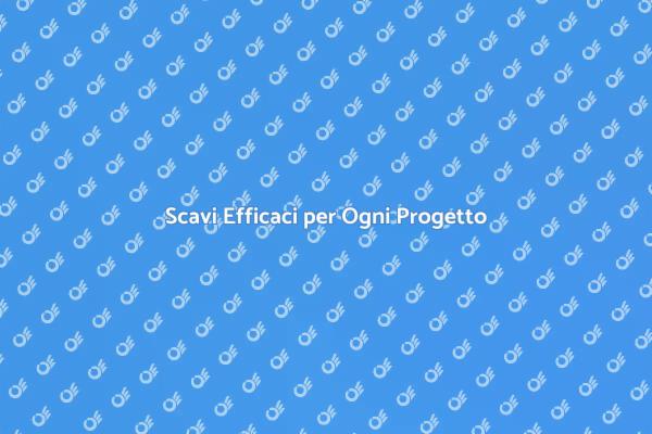 Scavi Professionali per Ogni Esigenza