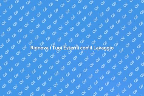 Lavaggio a Pressione per Esterni