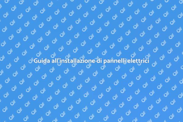 Ottimizza con pannelli elettrici industriali