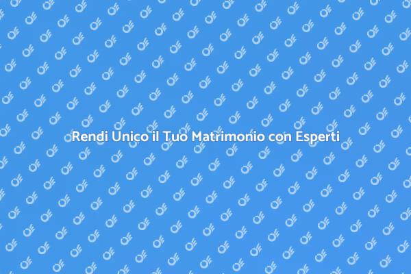 Il Tuo Matrimonio Perfetto con un Esperto