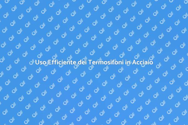 Formazione per Termosifoni Efficiente