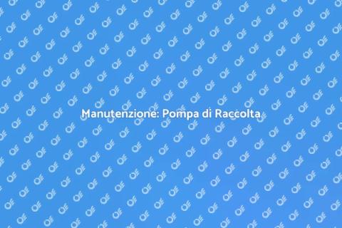 Sostituzione Pompa di Raccolta Casa