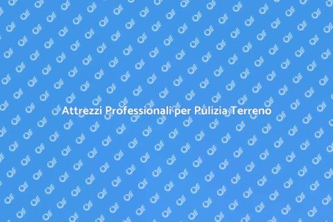 Kit Attrezzi Pulizia Terreno Professionale