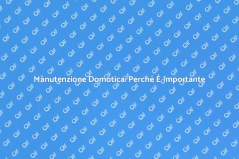 Manutenzione Impianto Domotico Essenziale