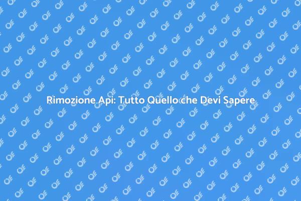 Sicurezza nella Rimozione delle Api