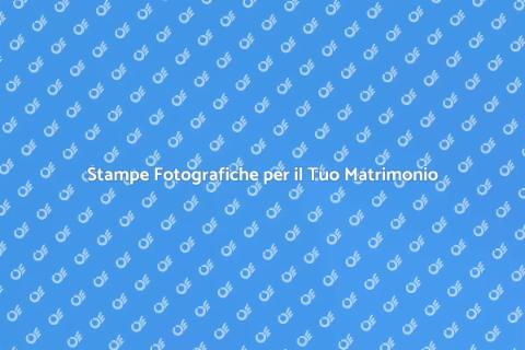 Set di Stampe per Matrimoni