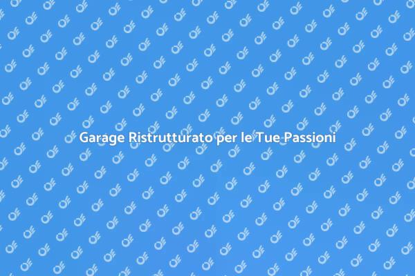 Trasforma il Tuo Garage in un Rifugio