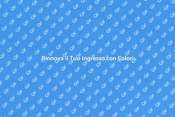 Pittura Creativa per il Tuo Ingresso