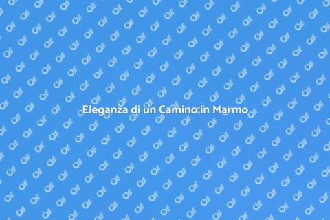 Camino in Marmo di Design Elegante