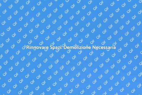 Demolizione di un Centro Obsoleto