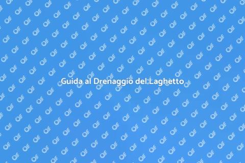 Drenaggio Laghetto da Giardino: Guida