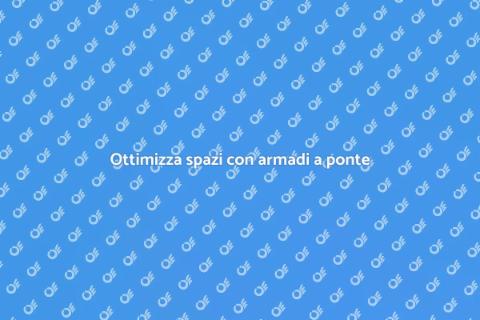 Armadio a ponte su misura ideale