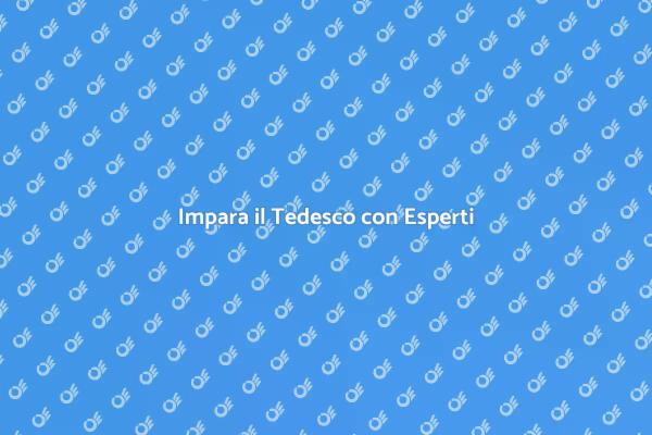 Scopri il Tedesco con Ernesto!