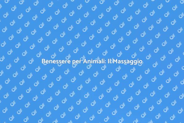 Il Ruolo del Massaggiatore per Animali
