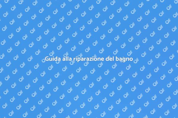 Come risolvere problemi del bagno