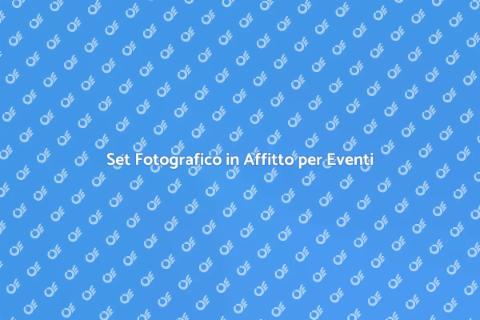 Affitto Set Fotografico per Eventi
