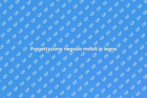Allestimento negozio mobili in legno