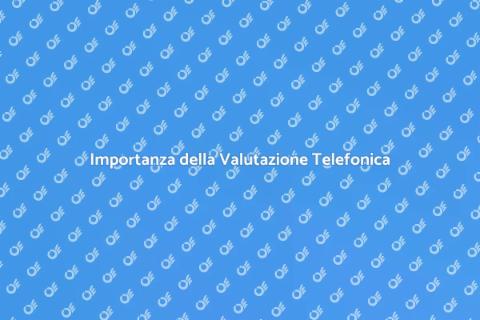 Valutazione Tecnica Impianto Telefonico