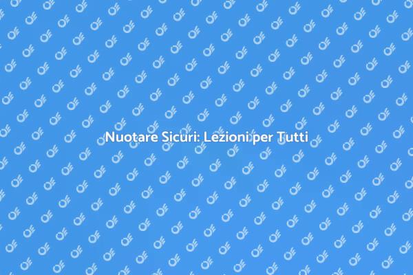 Scopri le Lezioni di Nuoto Ideali
