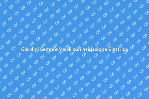 Sistema di Irrigazione Elettrica