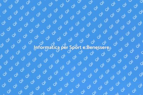 Corso Informatica Sport e Benessere