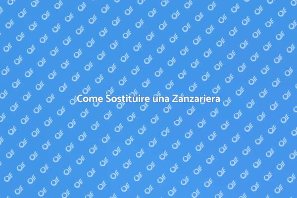 Zanzariera: Sostituzione e Consigli Utili