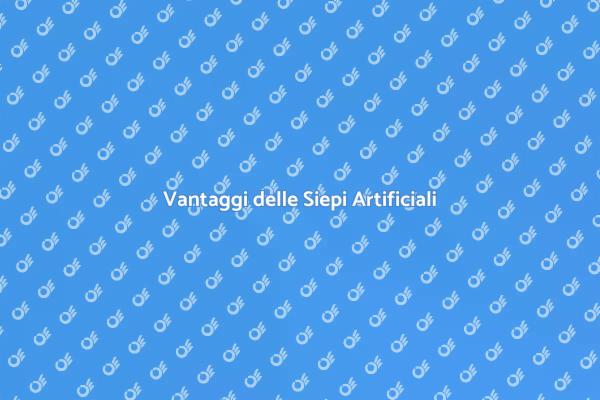 Trasforma il Tuo Giardino con Siepi Artificiali