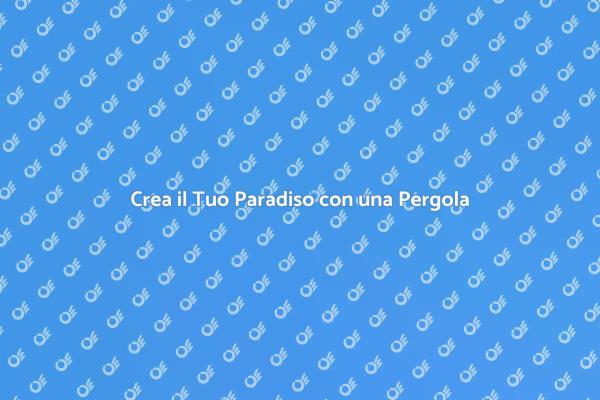 Trasforma il Tuo Giardino con una Pergola