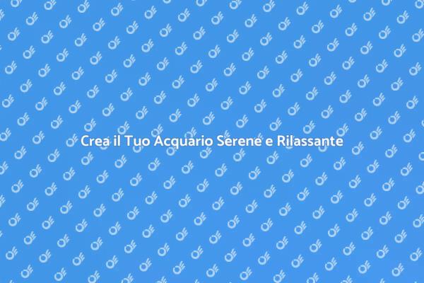 Realizza un Acquario Rilassante e Serene