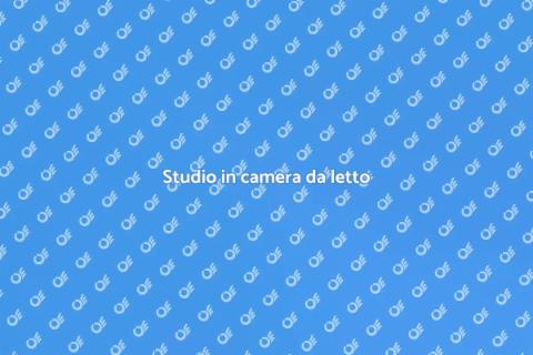 Area studio in camera da letto