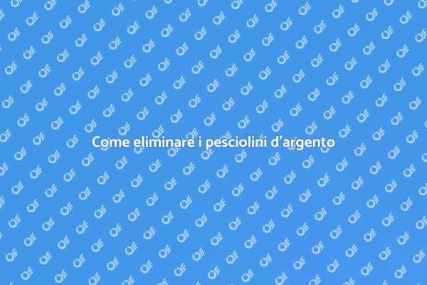 Liberati dei pesciolini d'argento ora!