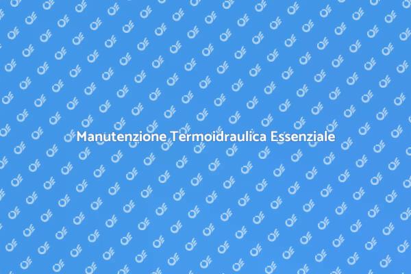 Riparazioni Termoidrauliche per Ogni Esigenza