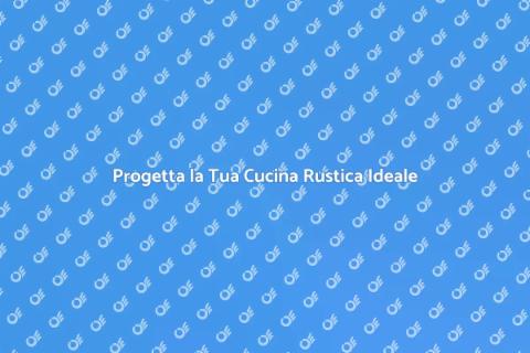 Cucina Rustica con Bancone Snack