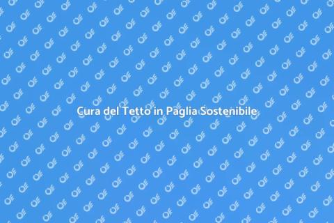 Manutenzione Tetto in Paglia Naturale