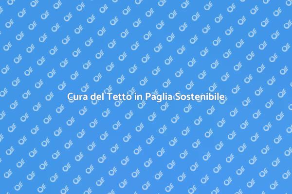 Manutenzione del Tetto in Paglia