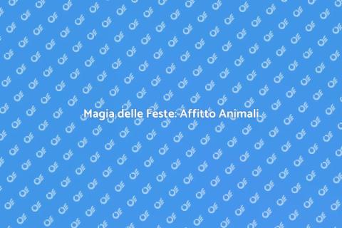 Affitto Animali per Feste Indimenticabili