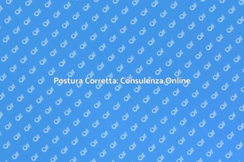 Consulenza Posturale Online: Benessere