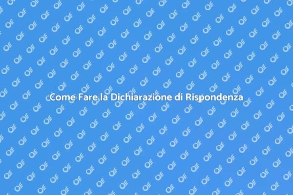 Ristrutturazione e Dichiarazione di Rispondenza