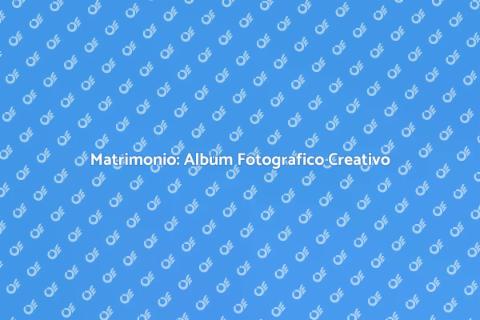 Album Fotografico Matrimonio Unico