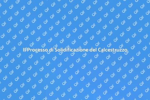 Solidificazione del Calcestruzzo