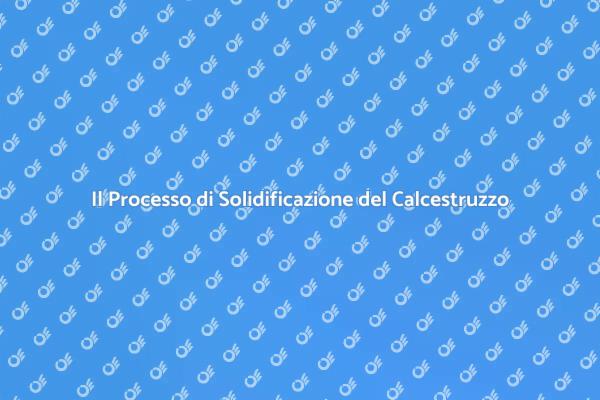 Magia della Solidificazione del Calcestruzzo