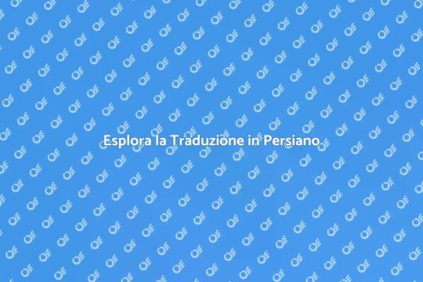 La Bellezza della Lingua Persiana