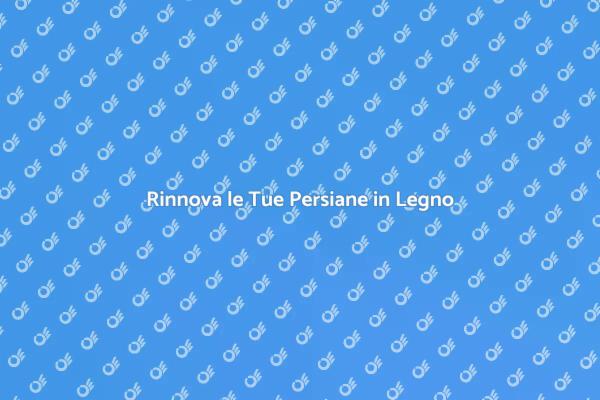 Come Smaltire Persiane in Legno