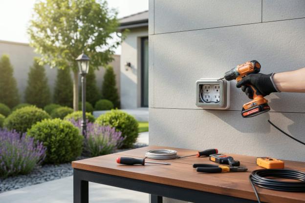 Quanto costa installare una presa elettrica da esterno?